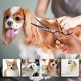 thumbnail image 4 of facai-Intini 7.5" Curved Dog Grooming Scissors,Professional Pet Grooming Shears with Safe Round Tips, Shears for Dogs with Thick Hair,Dematting Tool for Dogs,Light Weight, Right and Left Hands, 4 of 4