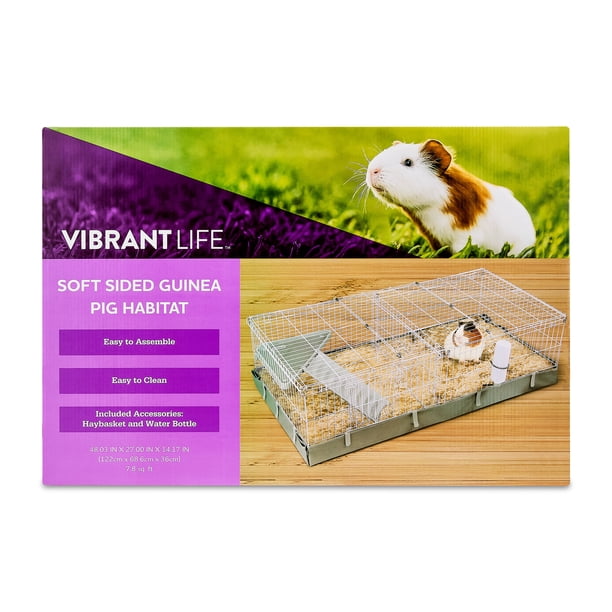 Vibrant Life Soft Sided Guinea Pig Habitat, Indoor/Outdoor Canvas
