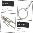 thumbnail image 4 of Hearth & Gear Mechanical Screw Robot Keychain Movable Joint Robot Car Key Holder For Men Backpack Bags Wallet Pendant, 4 of 7