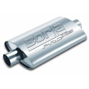 Borla Exhaust 400492 2.25IN, 19x4x9.5 DUAL/DUAL NOTCHED MUFFLER