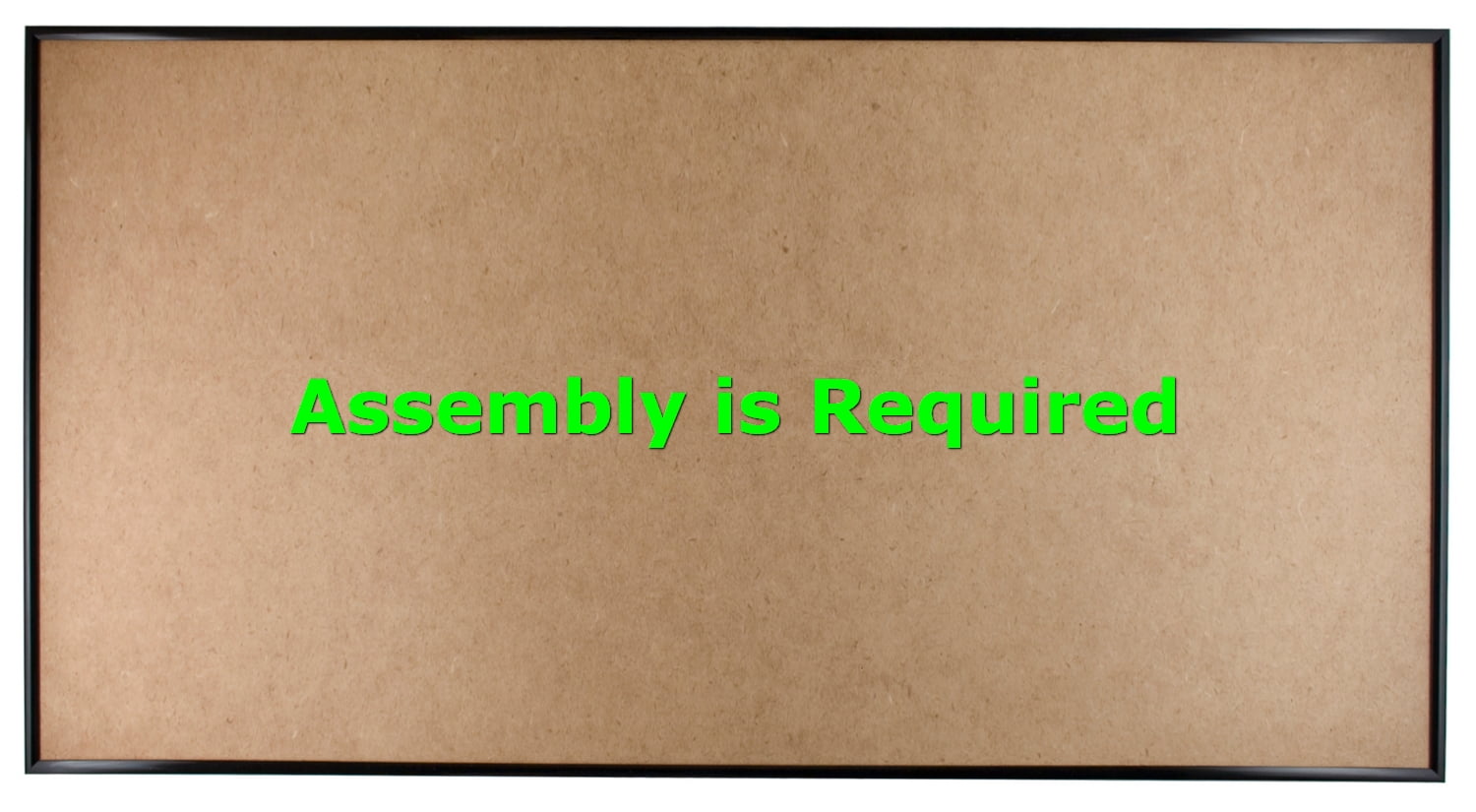 Quadro Frames 19x36 inch Picture Frame, Black, Style P3753/8 inch Wide