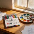 thumbnail image 5 of 18 Color Glitter Gel Pens – Metal Flash Coloring Pen Set for Adults, Smooth Drawing & Journaling Pens, Halloween Gifts & Stationery Supplies, 5 of 5