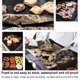 thumbnail image 2 of Alfombrillas para parrilla de barbacoa Cateissary almohadillas antiadherentes para hornear horno reutilizable resistente al calor 2 piezas color Cobre, 2 of 6