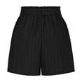 thumbnail image 6 of Taqqpue Plus Size Shorts for Women Casual Wide Leg Loose Pleated High Waist Drawstring Elastic Waist Shorts Comfy Summer Lightweight Beach Shorts 2XL-5XL, 6 of 8