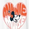 thumbnail image 3 of Disney - Minnie Mouse - Retro Heart - Women's Short Sleeve Graphic T-Shirt, 3 of 5