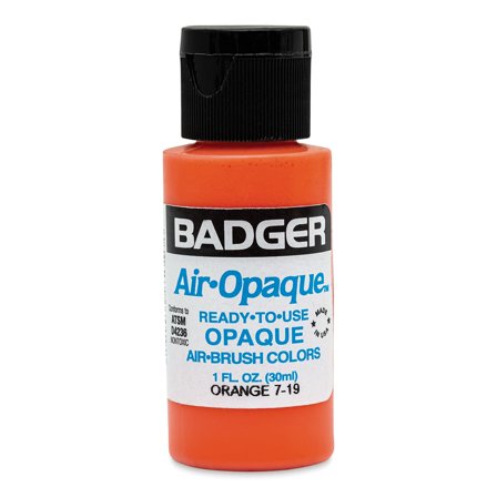 Badger Air-Opaque Airbrush Color - 1 oz, Orange