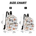 thumbnail image 2 of FORMRS Mini Backpack Purse for Women Travel Daypack Casual Shoulder Bag, Beige Snow Houses, 2 of 7