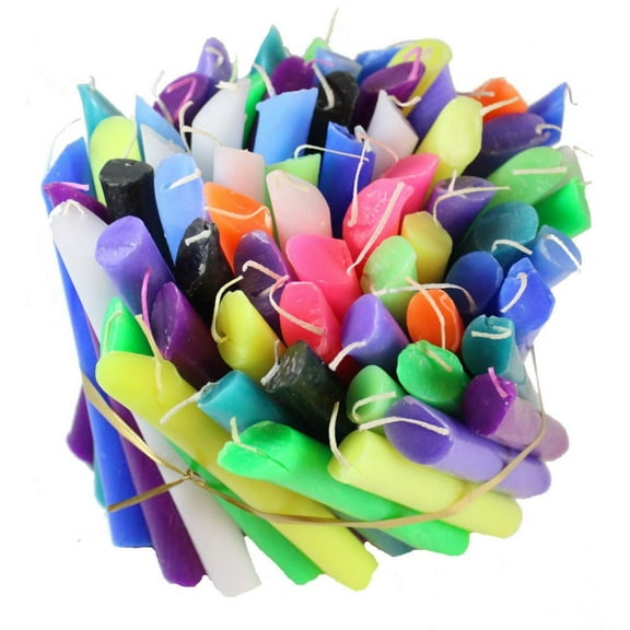 Drip Candle Bulk 75 Pack - MultiColor Drip Candles