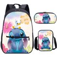 thumbnail image 1 of Star Baby Stitch Satchel Three-piece Student Backpack Satchel Pencil Bag-week, 1 of 4