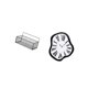 thumbnail image 5 of Cesta de almacenamiento,Cesta organizadora de almacenamiento de cocina colgante de alambre,Organizador de pared para baño con cesta de almacenamiento de alambre,Reloj de pared,Reloj de pared, 5 of 8