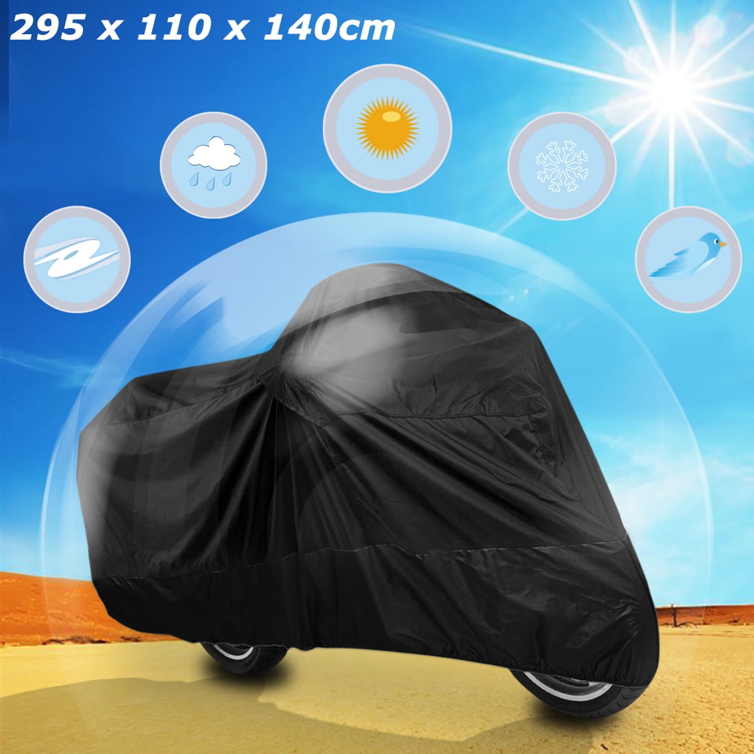 XXXL Motorcycle Cover Fit Harley Davidson Electra Glide Ultra Classic FLHTCU