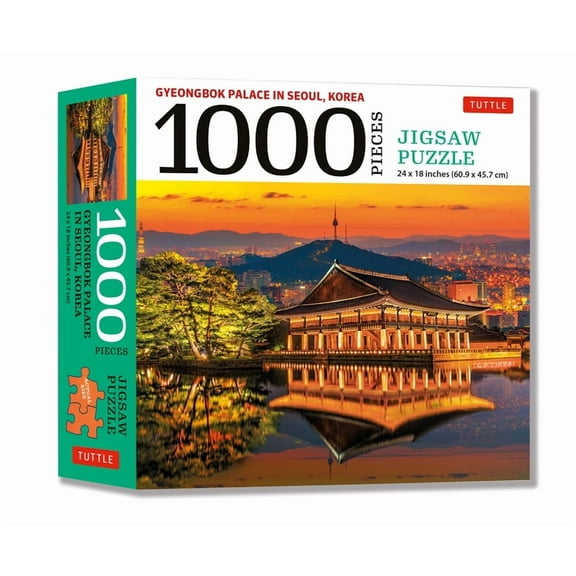 Gyeongbok Palace in Seoul Korea - 1000 Piece Jigsaw Puzzle: (Finished Size 24 in X 18 In) (Other)