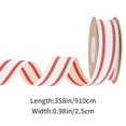 thumbnail image 3 of Hot Discounts,New Striped Cotton Ribbons For Gift Packaging Clothing And Bags Webbing In Three Widths,PENDANE,Red, 3 of 8
