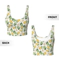 thumbnail image 5 of Picia Fruit Pears Sports Bra for Women,Padded Strappy Sports Bras Medium Support Yoga Bra with Removable Cups,Running Yoga Bra-Medium, 5 of 9