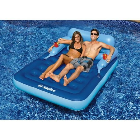 77 quot blue malibumattress inflatable swimming pool lounger 77 quot blue malibumattress inflatable swimming pool lounger
