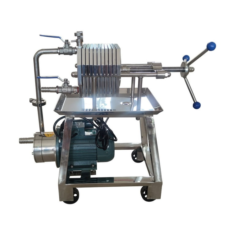 Stainless Steel 150 Filter Press Filter Machine Laboratory Filtration  Equipme cg