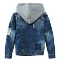 thumbnail image 3 of Kids Jackett for Girls Button Down Denim Jacket Children Casual Jacket Blue Jacket 9-10 Years Fall Jacket, 3 of 8