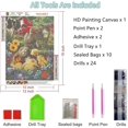 thumbnail image 2 of Ferme Diamond Painting 30x40cm Kit Pour Enfants Chat Vache Canard 5d Strass Complet Peinture Diamant Set Pour Adulte Diy Ronde Pierre Broderie Dia, 2 of 5