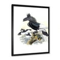 thumbnail image 2 of Designart 'Ancient Australian Birds XVI' Traditional Framed Art Print, 2 of 4