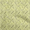 thumbnail image 1 of oneOone Velvet Yellow Fabric Geometric Fabric For Sewing Printed Craft Fabric By The Yard 58 Inch Wide, 1 of 4