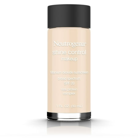 Cosmetics Liquid - Neutrogena Shine Control Liquid Makeup Broad Spectrum Spf 20, Classic Ivory 10, 1 Oz.