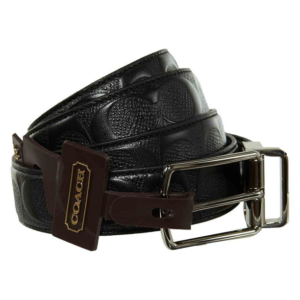 Coach - Coach Black Modern Harness Cut To Size Leather Signature Belt Mens Style : F55158 ...