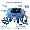 thumbnail image 4 of Orbit 50022 In-Ground Blu-Lock Tubing System and B-Hyve Smart Hose Faucet Timer with Wi-Fi Hub Sprinkler Kit, 4 of 10