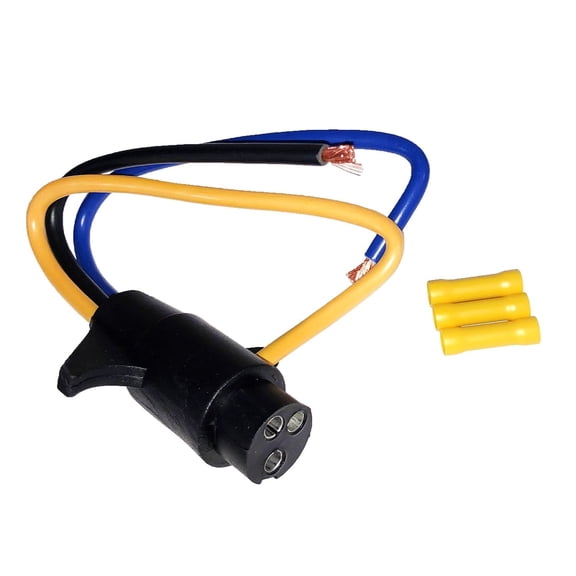 Attwood Trolling Motor Connectors - Male 3 Wire 10 Gauge 12/24 V 7647-7