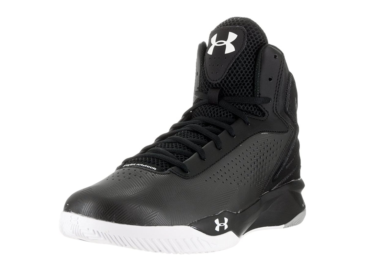 Under Armour Men's Micro G Torch Basketball Shoe, D Black/Black/White - Walmart.com