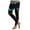 Blue, variant on Women's 80s Leggings Neon Artistic Splash Printed Buttery Soft Stretchy Pants Sky Blue S
