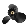thumbnail image 1 of Boat Motor Propeller, Outboard Motor Propeller 10 Splines Teeth Low Resistance Positive Negative Rake  Replacement For  8-20HP For High Speed Applications, 1 of 8