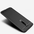thumbnail image 3 of [Fibre de Carbone] Étui pour OnePlus 7, Durable [Absorption des Chocs] Mince TPU Mat Léger Pare-Chocs (Noir), 3 of 5