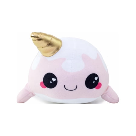 Glitter Galaxy 6-Inch Ice Cream Cone Horn Pink Narwhal Collectible Plush price history on PriceWatchPro
