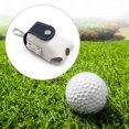 thumbnail image 3 of Eigraketly Mini bolsa de golf PU cuero bola Tees soporte bolsa entrenamiento práctica cintura cinturón hebilla organización transporte Golf Azul blanco Eigraketly OD023266-01, 3 of 6