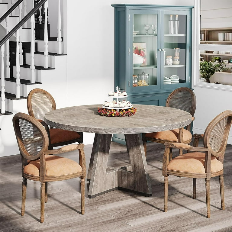 Small round farmhouse kitchen table hotsell