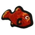 thumbnail image 2 of Tuffy Ocean Creature Jr Fish Red Durable Plush Squeaky Dog Toy, 2 of 8