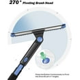thumbnail image 7 of JOYTUTUS Snow Brush and Extendable 61.3" Ice Scraper,Snow Broom with 270° Pivoting Head and Foam Grip for Car, Black, 7 of 7