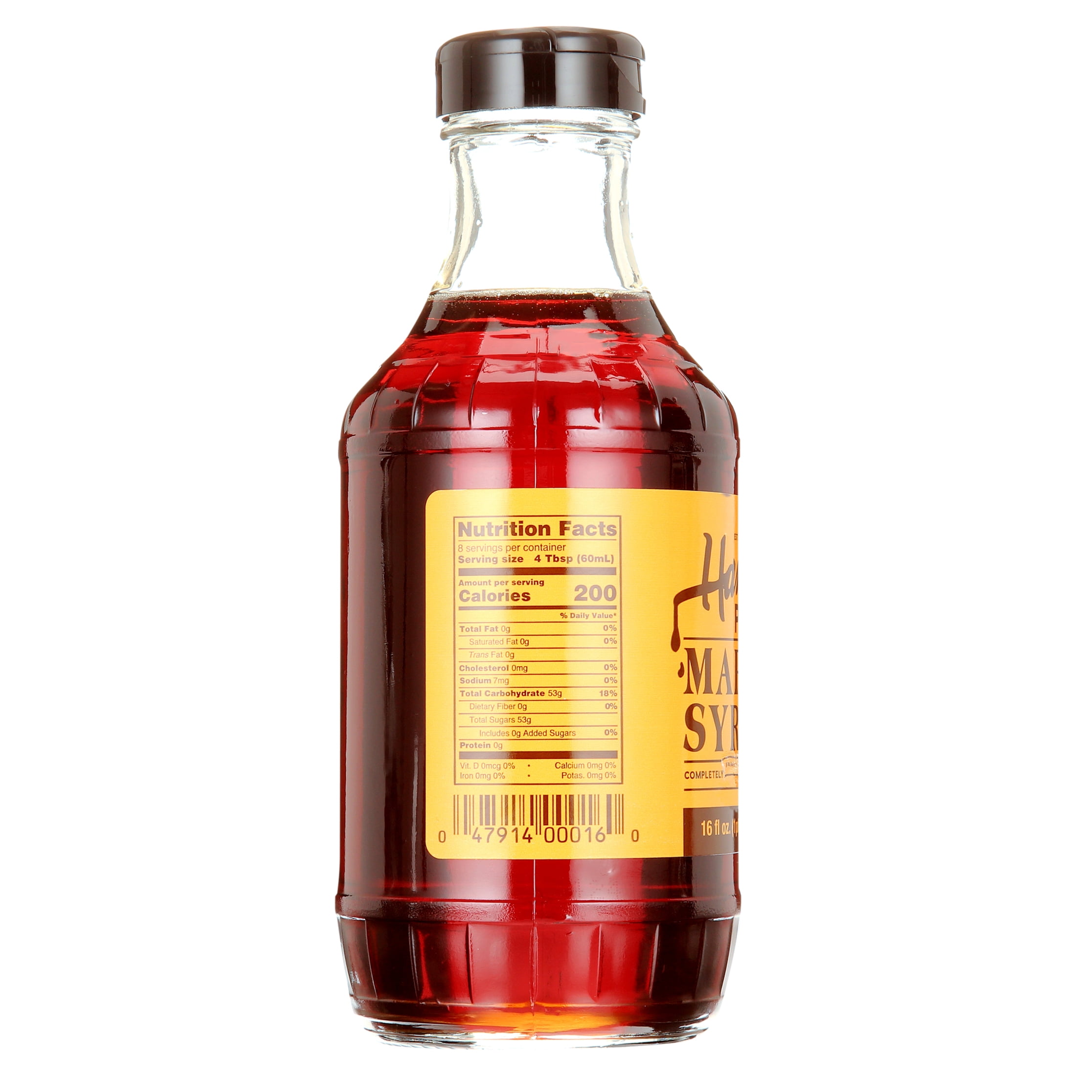 Hamel Pure Maple Syrup, Grade-A, USDA Organic, 16 fl oz Bottle – Ready-to-Pour Family-Owned Breakfast Syrup for Pancakes and Waffles