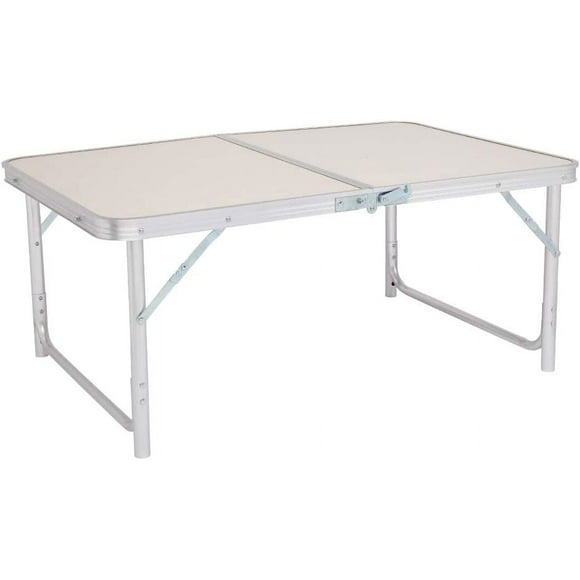 90 x 60 x 70cm Home Use Aluminum Alloy Folding Table White