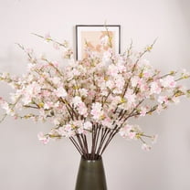 Xecvkr Artificial Cherry Blossom Branch Silk Flower for Home Wedding Party Decoration Centerpiece Arrangement 42.13 Inches Long Realistic