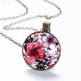 thumbnail image 6 of Flower Necklace Personalized Custom Photo Round Pendant Adjustable Stainless Steel Necklaces with Gift Box for Men Women Mothers Valentine's Jewelry Gift, 6 of 6