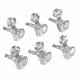 thumbnail image 1 of 6pcs 6r Guitar Tuning Pegs - Machine Heads for Replacement, 1 of 2