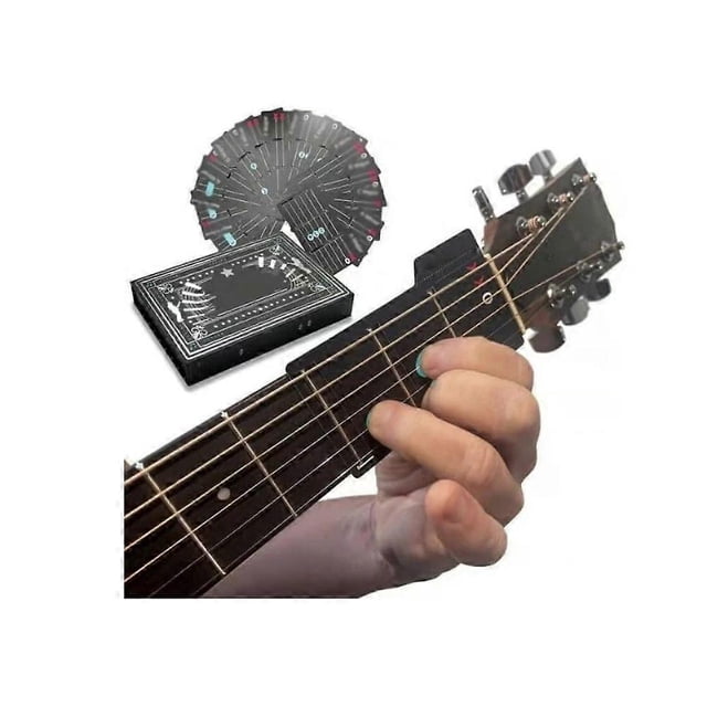 Fantastic Cards for Mastering Guitar Chords Fast,Easy Read,Durable and Portable