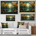 thumbnail image 4 of Designart "Yellow Green Plants captivate Forest IV" Plants Floater Framed Wall Art Print, 4 of 7