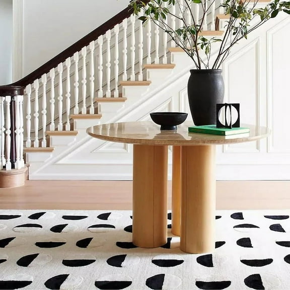 Jawa collection Handmade Modern Abstract Design Hand Tufted Area Rug Hand Tuft Wool Rug