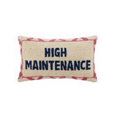 Peking Handicraft 30RN227C20OB 12 x 20 in. High Maintenance Polyester Filled Rectangle Hook Pillow