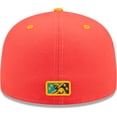 thumbnail image 4 of Men's New Era Coral/Turquoise Gallos de Delmarva Copa De La Diversion 59FIFTY Fitted Hat, 4 of 6