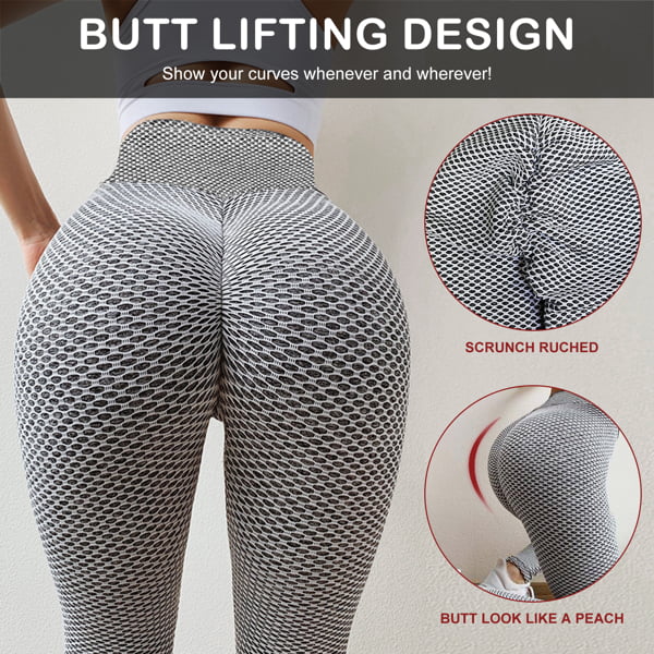 Dropship High Waist Yoga Pants Women's TIK Tok Leggings Butt Lifting Workout  Tights Plus Size Sports Shapewear (Light Grey; M) to Sell Online at a Lower  Price