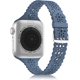 thumbnail image 1 of Correa de silicona de encaje compatible con Apple Watch Band de 38 mm y 40 mm para mujer, correa deportiva festoneada delgada, estrecha y ahuecada para Iwatch Series 6 5 4 3 2, 1 of 5