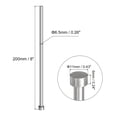 thumbnail image 2 of Straight Ejector Pins, 6.5mm Dia 65Mn Steel Round Tip Punch 200 Length for Mechanical 2Pack, 2 of 5